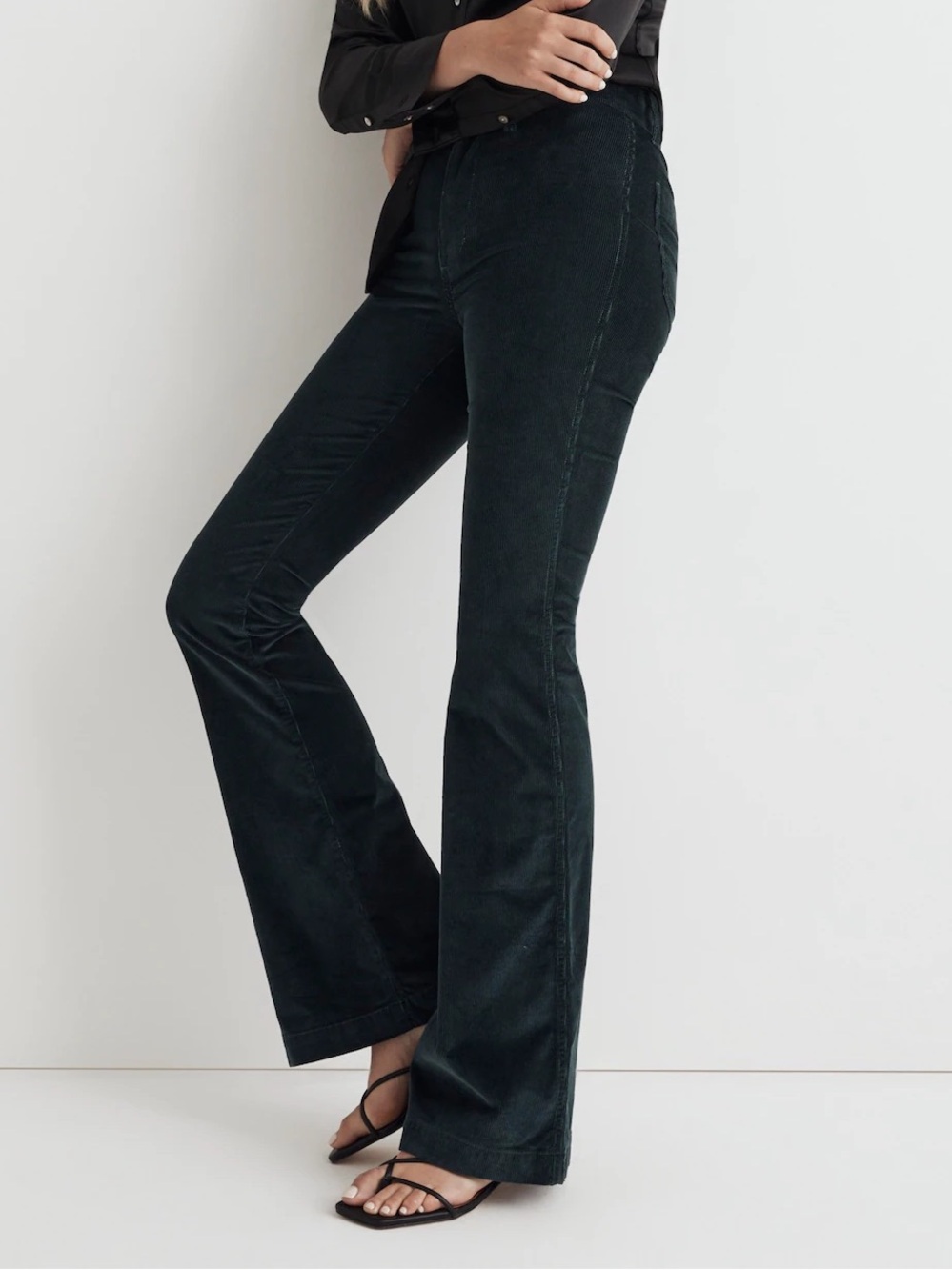 Madewell The Perfect Vintage Flare Pant in Corduroy Size 29 Fall Boho Holiday